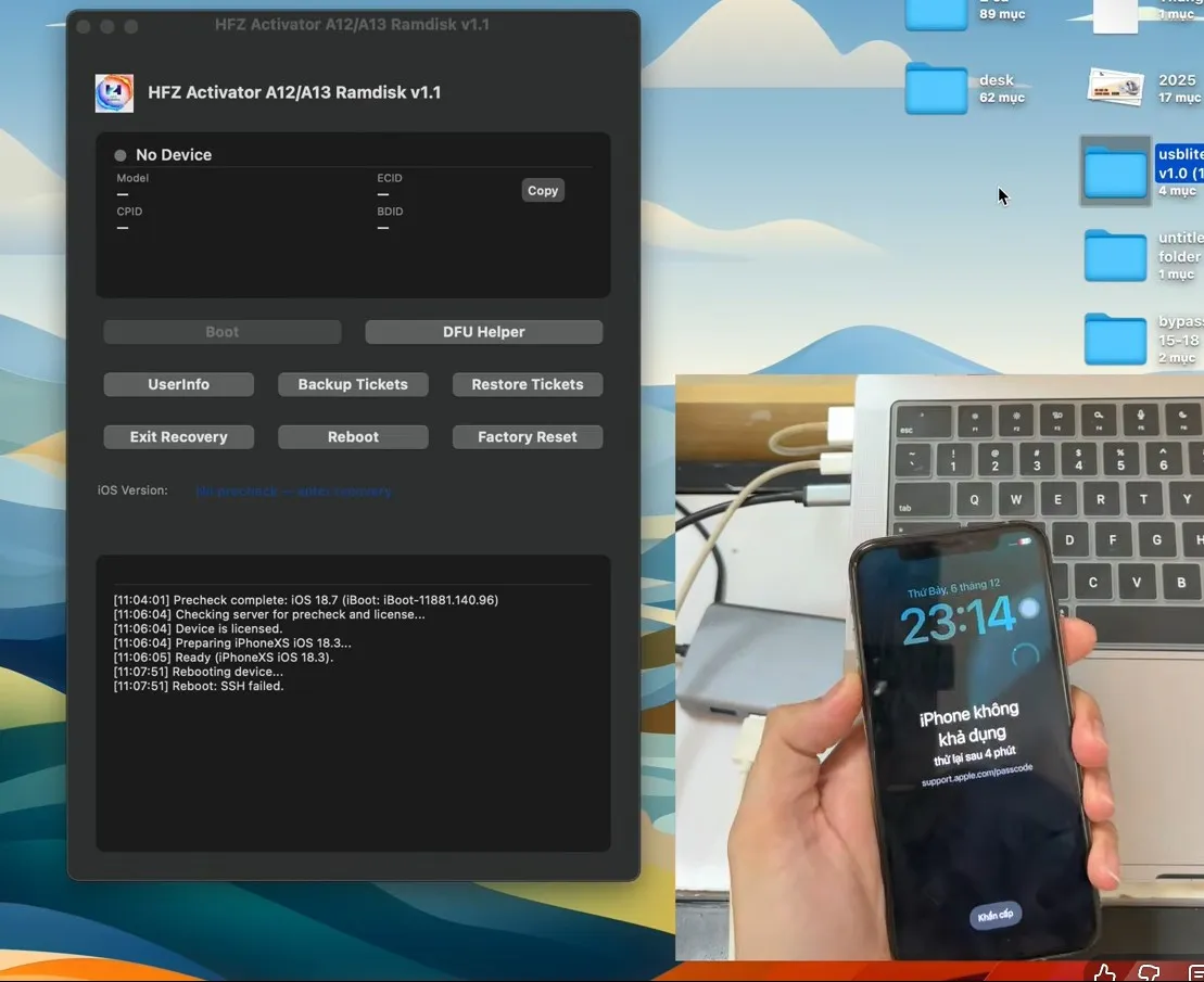 Đưa iPhone về Recovery Mode