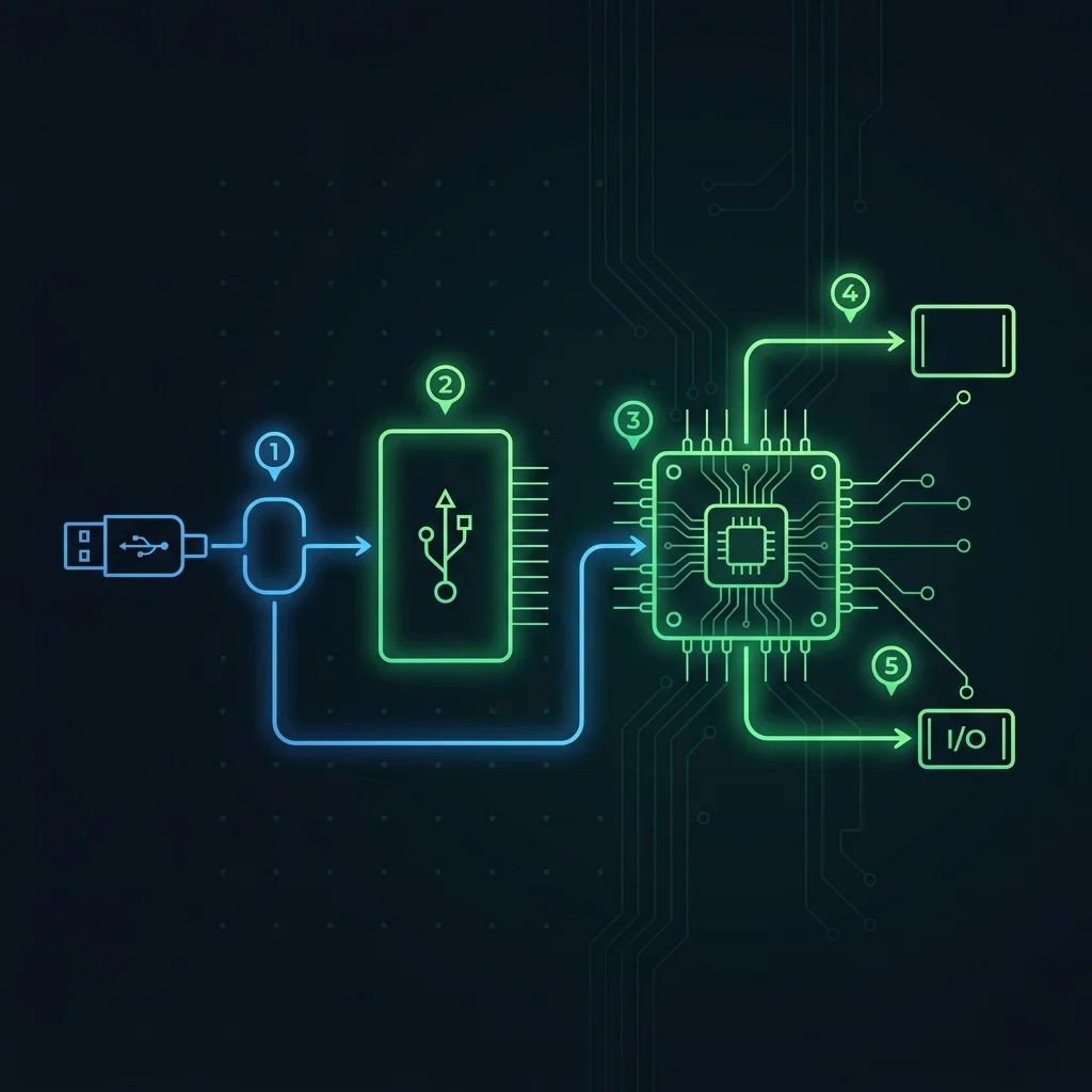 Flowchart quy trình 5 bước bypass iCloud bằng HFZ Activator