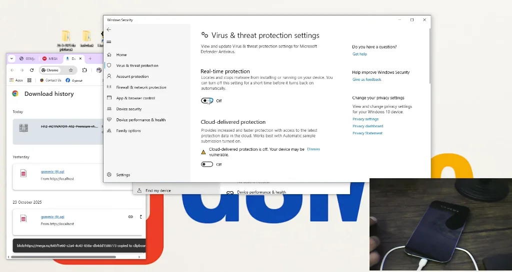 Tắt tính năng Real-time protection trên Windows Defender Security