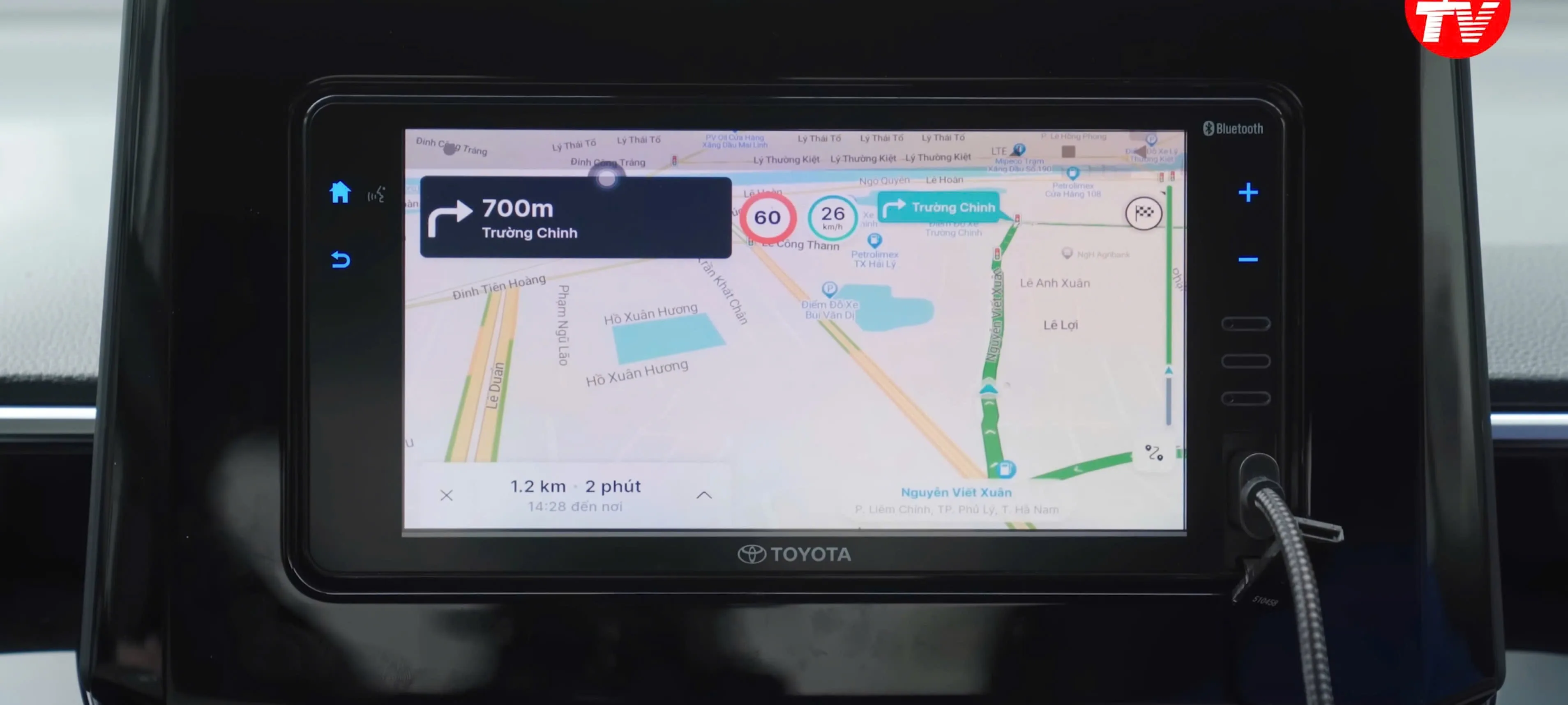 Vietmap Live Pro dẫn đường chính xác trong thành phố Phủ Lý Hà Nam - 700m rẽ Trường Chinh