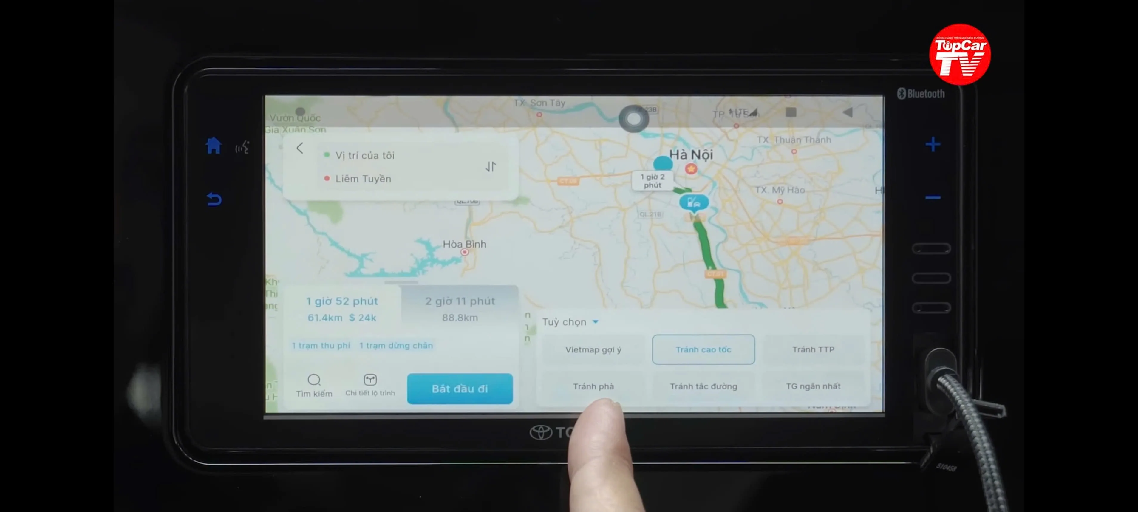 Trải nghiệm Vietmap Live Pro lập lộ trình Hà Nội đi Liêm Tuyền Hà Nam - so sánh 2 tuyến đường