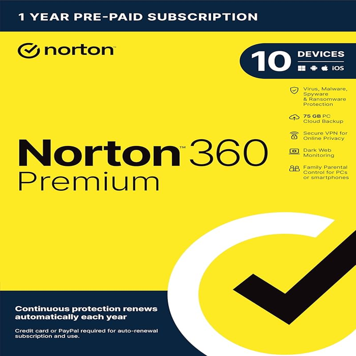 Norton 360 Premium ( For Latam America Only Except for Brazil ) NO REFUND
