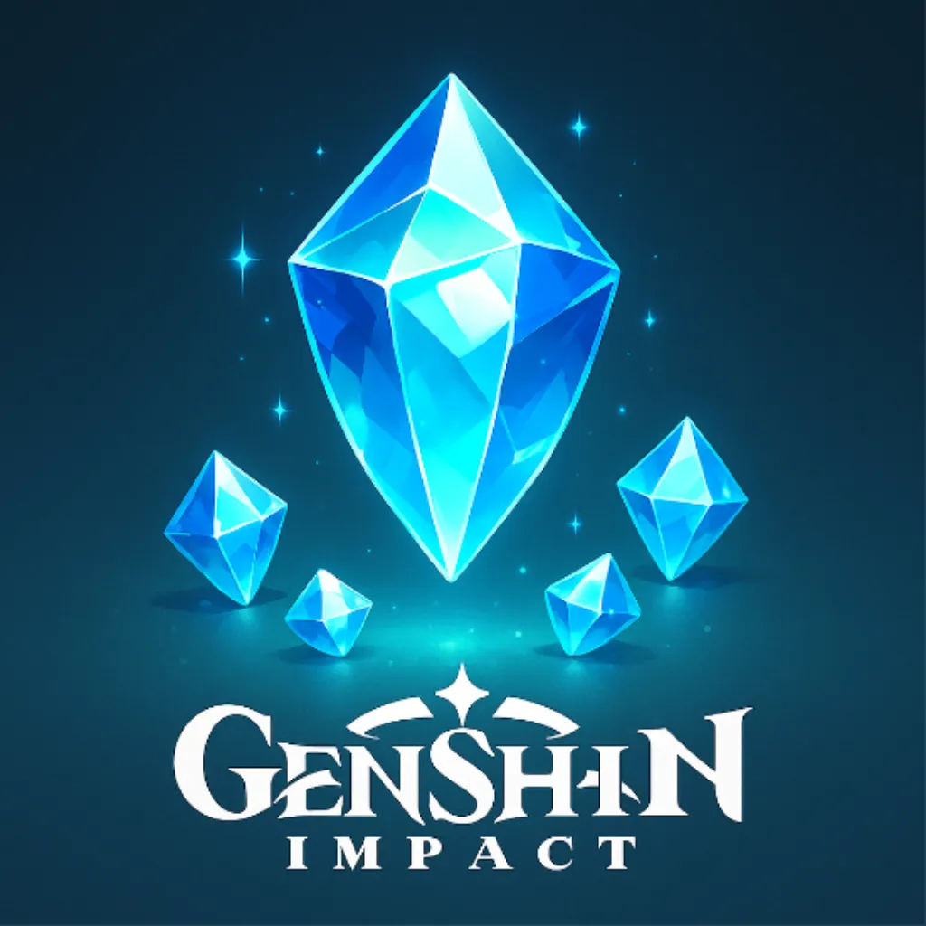 Genshin Impact Genesis Crystals Global 6,480 + 1,600 Genesis Crystals TOP UP