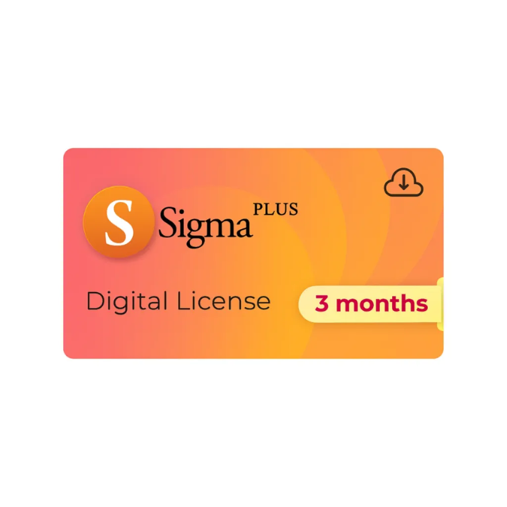 Sigma Plus 3 Months License