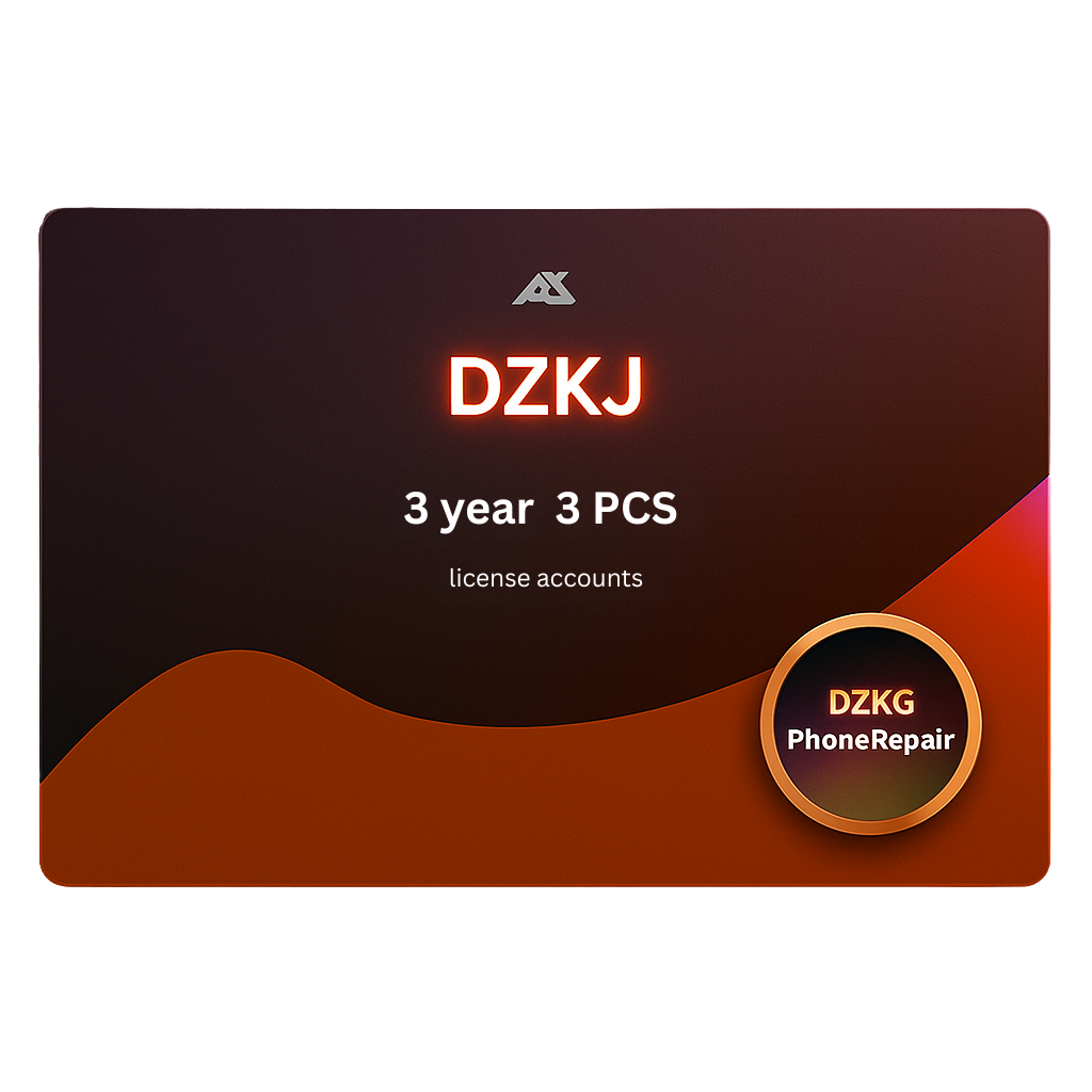 DZKJ PhoneRepair Tools Activation CODE 3-Year 3 pc License Accounts