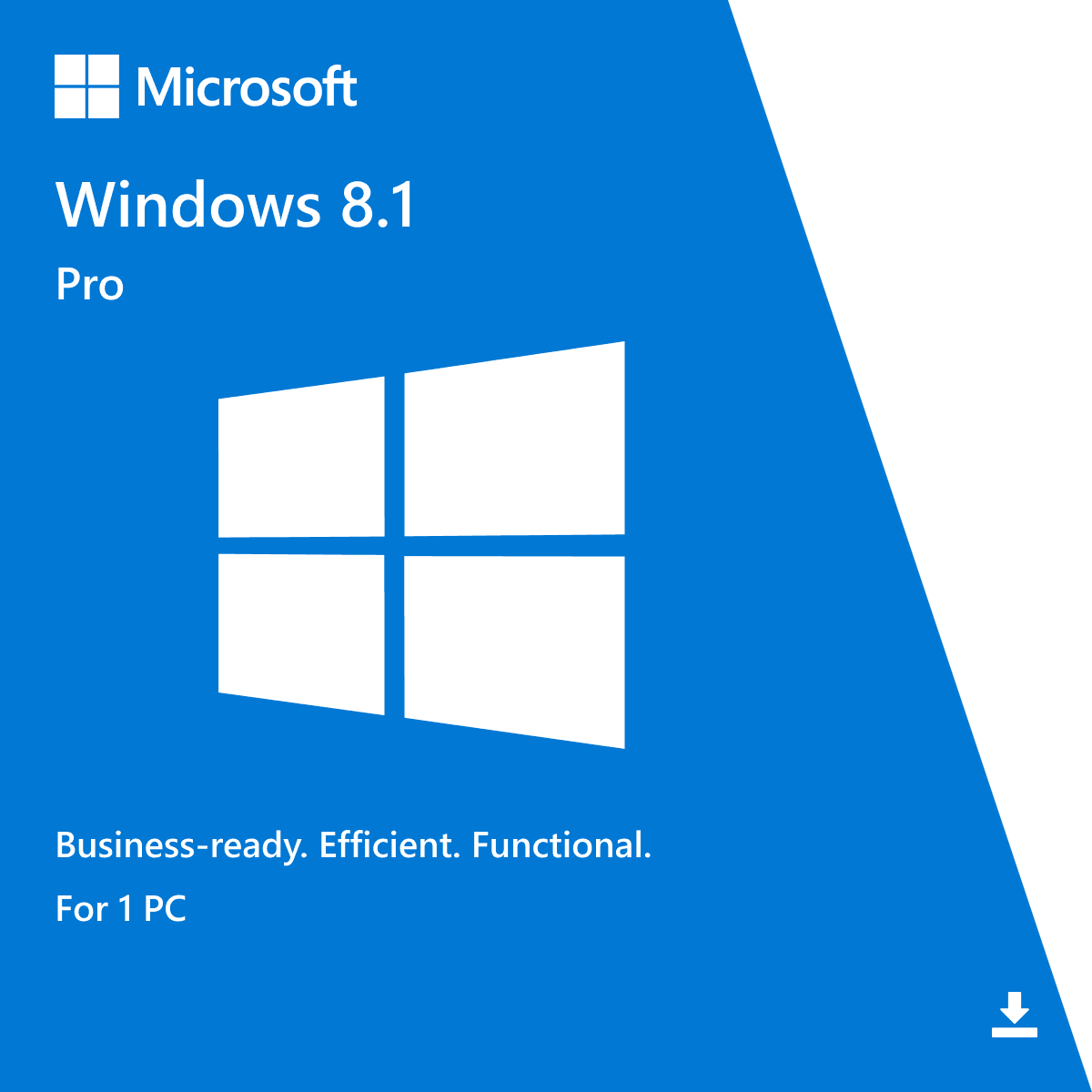 Microsoft Windows 8.1 Professional - 1 PC (Lifetime)