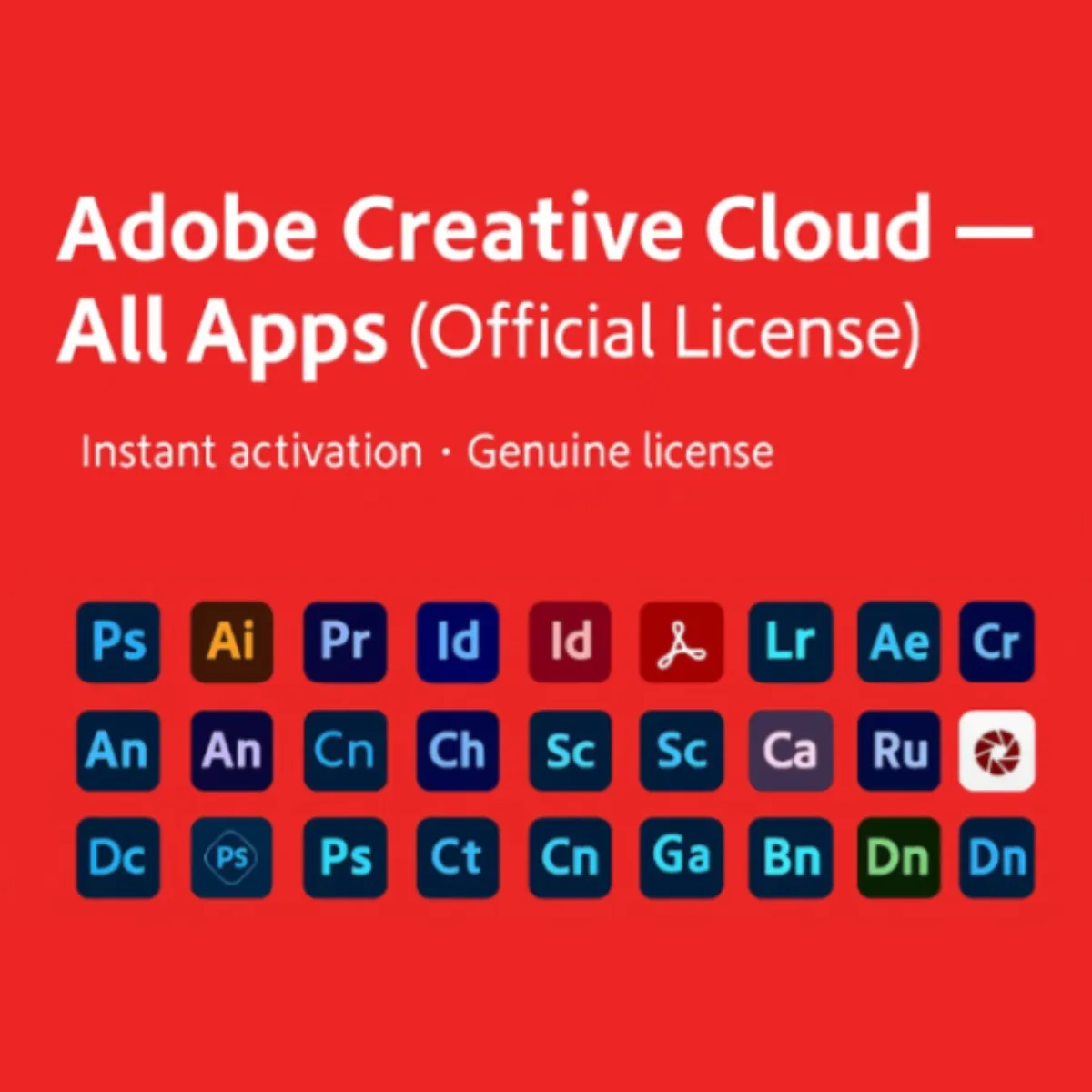 Adobe Creative Cloud All Apps - Enterprise Edition (1 Year)